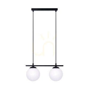 Lampa wisząca Zuma Line GLOBE 1208 Czarny 2xE14
