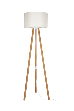 Lampa podłogowa Zuma Line PIKO ASZ.1664 Beżowy 1xE27