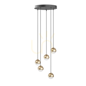 Lampa wisząca Bolicina V Gold Orlicki Design