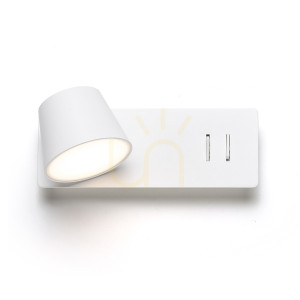 Spot Rendl R14521 Amadeus Led Lampa Punktowa, Nad łóżko Biała