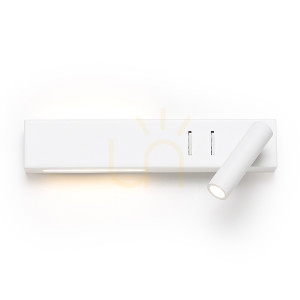 Spot Rendl R14523 Odeon Led Lampa Punktowa, Nad łóżko Biała