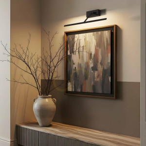 Kinkiet Rendl R14527 Fresco Led Lampa ścienna, Nad Obraz Czarna