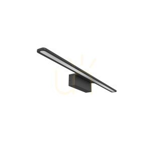Kinkiet Luce Parette Nero 62 CCT IP44 Orlicki Design