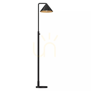 Lampa podłogowa Remyck - 1 źródło światła - Matowa czerń Elstead