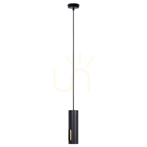 Lampa wisząca Sigma FLOW 1 czarno-złota 6 cm SKU 41219