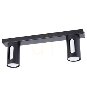Plafon Sigma FLOW 2 czarno-srebrny 41209