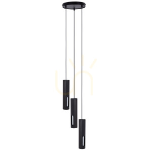 Lampa wisząca Sigma FLOW 3 czarno-srebrna 3xGU10 SKU 41214