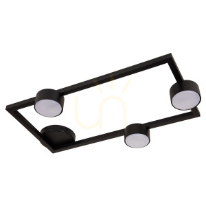 Plafon Sigma FRAME 3 czarny 41278