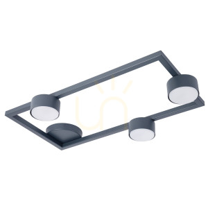 Plafon Sigma FRAME 3 grafit 41281