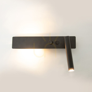 Kinkiet Sigma HOTEL MOOD D czarny LED G9 2-punktowy 41368