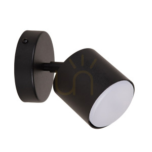 Plafon Sigma MILA 1 czarny GX53 stal lakierowana 12W 41340