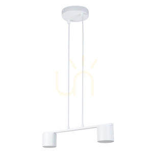 Lampa wisząca Sigma MILA 2 biała stal lakierowana 41349