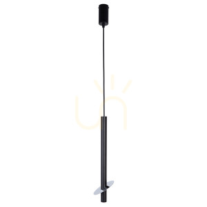 Lampa wisząca Sigma SOPEL RING 1 czarno-srebrna 10 cm SKU 41238