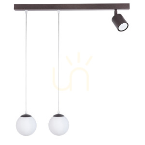 Lampa wisząca Sigma TAVIRA brązowa 3xG9 60 cm 41270