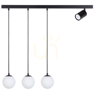 Lampa wisząca Sigma TAVIRA 3+1 czarna 41264