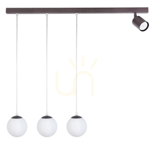 Lampa wisząca Sigma TAVIRA brązowa 4xG9 80 cm 41271