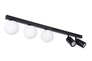 Plafon Sigma TAVIRA 3+2 czarny 41262