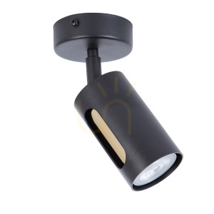 Plafon Sigma FLOW czarny złoty 1xGU10 10W SKU 41216