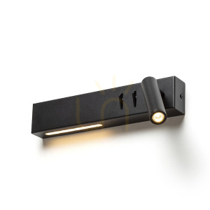 Spot Rendl R14524 Odeon Led Lampa Punktowa, Nad łóżko Czarna