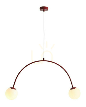 Lampa Wisząca Una 2 Red Wine ALDEX 1116H15
