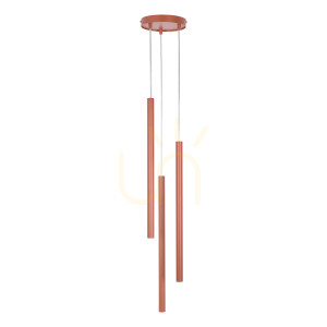 Lampa wisząca Sigma SOPEL 3 ceglany 41197