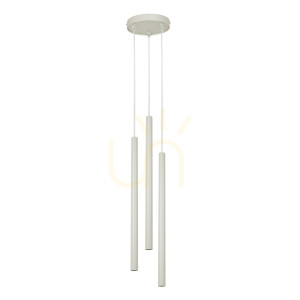 Lampa wisząca Sigma SOPEL 3 szary beż 3xG9 SKU 41198