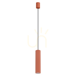 Lampa wisząca IVAR 1 ochra czerwona LED 3000K - THORO