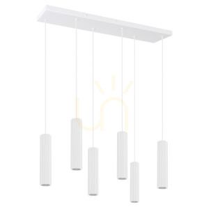 Lampa wisząca IVAR 6L biała LED 4000K - THORO