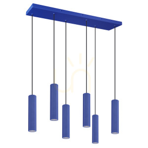 Lampa wisząca IVAR 6L ultramaryna LED 4000K - THORO