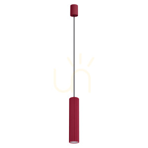 Lampa wisząca IVAR 1 burgund LED 4000K - THORO