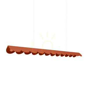 Lampa wisząca LED Biscuit ceglana Thoro 4000K 16W