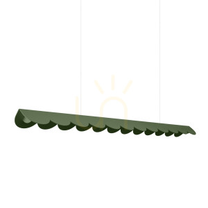 Lampa wisząca BISCUIT zielona oliwka LED 4000K - THORO