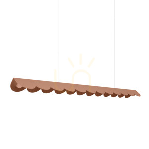 Lampa wisząca BISCUIT mocca LED 4000K - THORO