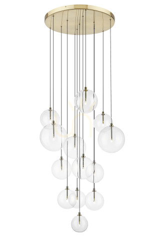 Lampa wisząca Zuma Line MILAN P0606-13B-2GAC Złoty 13xG4