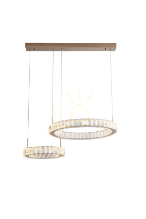 Lampa wisząca Zuma Line GIRONA MD3713-2-3GT Złoty 1xLED