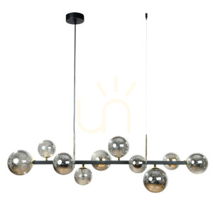 Lampa wisząca Zuma Line SERENITY 1214 Czarny 10xG9