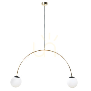 Lampa wisząca Zuma Line BOW 1221 Złoty 2xE14