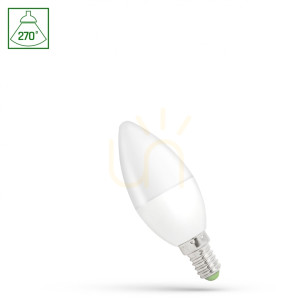 Led świecowa E 14 230 V 1 W Cw Spectrum