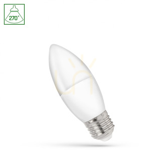 Led świecowa E 27 230 V 1 W Ww Spectrum