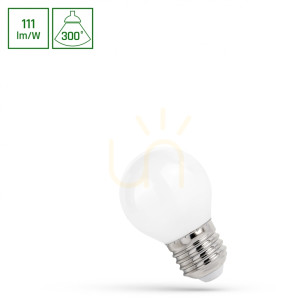 Led Kulka E 27 230 V 5.5 W Cog Ww Milky Spectrum