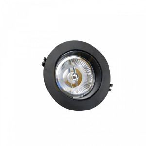 Mdd Maxi Pc Uno Round Ar111 Gu10 X 1 Ip20 Fi165x41 Mm Czarny