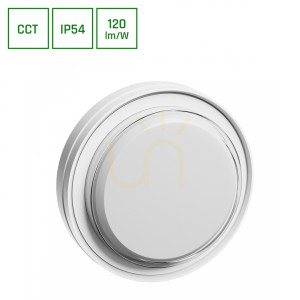 Pastilo 10 W 3 Cct 230 V 120st Ip54 Ik10 180x47mm Biały Okrągła