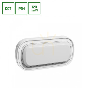 Pastilo 15 W 3 Cct 230 V 120st Ip54 Ik10 266x137x47mm Biały Owalna