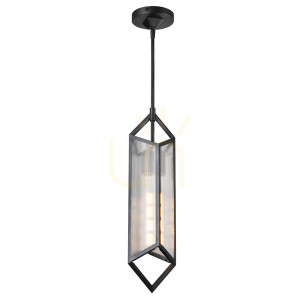 Lampa wisząca CAIRO - 1 źródło światła - Miejski brąz QUINTIESSE