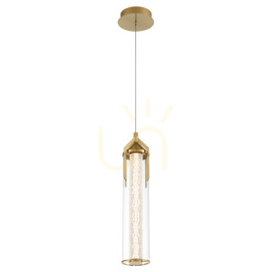 Lampa wisząca ESPADA - Szczotkowane złoto QUINTIESSE