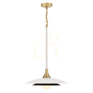 Lampa wisząca WELSH - Matowa biel QUINTIESSE