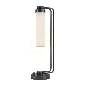 Lampa stołowa WYNWOOD - 1 źródło światła - Miejski brąz QUINTIESSE