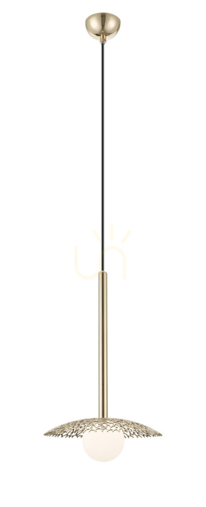 Lampa wisząca Zuma Line NICOSIA P0600-01C-F7AA Złoty 1xG9