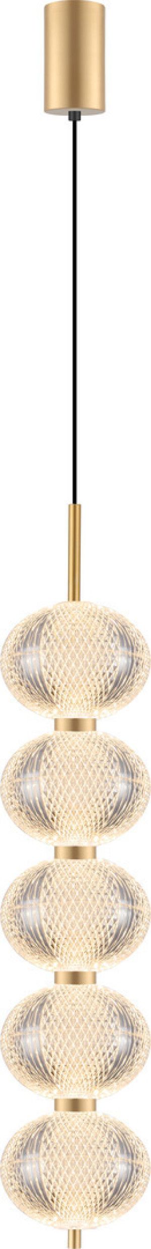 Lampa wisząca Zuma Line GALATEA DU31359/30W Złoty 1xLED