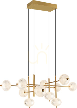 Lampa wisząca Zuma Line GALATEA DU31350/63W Złoty 1xLED